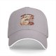 Black Baseball Cap With Cute Bagel Themed Hamster Art