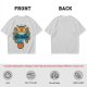 Neko Bus Tours Cat Graphic Olive T-Shirt
