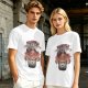 Olive T-Shirt With 'In Pizza We Crust' Pizza Dog Graphic
