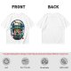 Spirited Away Bathhouse Graphic Tee with No Face and Dragon Art