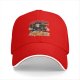 Black Baseball Cap With Pupperoni Pizza Cute Dog Graphic Print
