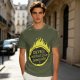 Olive t-shirt with cave's combustible lemonade flame graphic