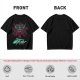 Olive T-Shirt With Cyberpunk Witcher Wolf Emblem Print