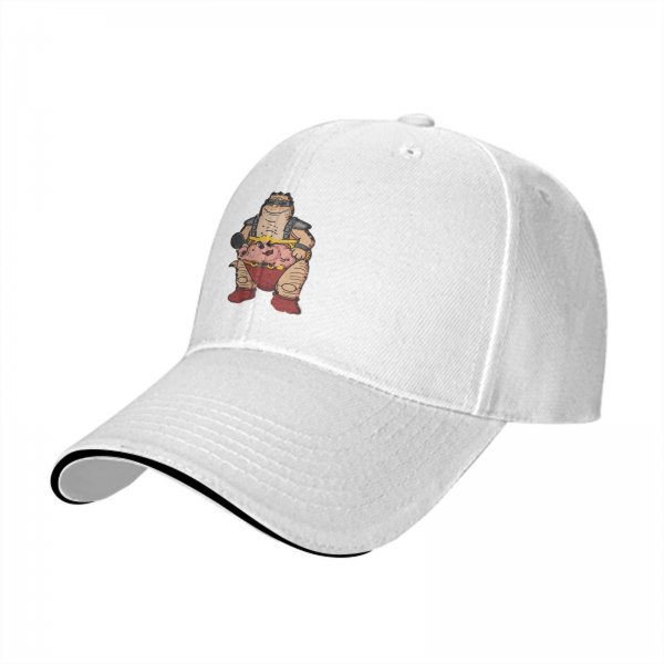 Black Baseball Cap With Krang From Teenage Mutant Ninja Turtles Print