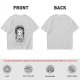 Oversized Army Green T-Shirt with Overthinking World Champion Brain Graphic