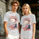 Olive Graphic T-Shirt With Sarcastic Skull Problem Quote