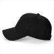 Black Baseball Cap With Cosmic Penguin Holding Ice Cream Print