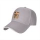 Black baseball cap with cute cat laundry shop graphic