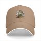 Black Baseball Cap With Colorful Fantasy Art Graphic Print