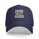 Black baseball cap with cute hippo screaming AHHH graphic