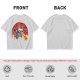 Olive T-Shirt With Laser Beam Shooting Cat Graphic