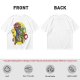 Olive T-shirt with Block Style Mario Riding Yoshi and Mushroom Graphics