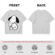 Olive Green T-Shirt With Cartoon Dog Holding Hot Drink Graphic