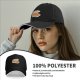 Black baseball cap with kitten nuggets takeout box graphic