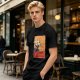 Olive Green T-Shirt with King from The Owl House Titan Noir Print