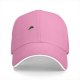 Black Baseball Cap With Small Anime Character Embroidery
