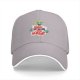 Black baseball cap with zombie 'Sorry for what I said when I was hungry' print
