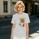 Owl Holding Coffee Mug Graphic Olive T-Shirt