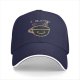 Black baseball cap with glitch coffee cup and 'I Glitch About Coffee' text