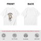 Olive Green T-Shirt with 'Hello Monday!' Coffee Character Graphic