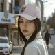 Black Baseball Cap With Melting Skull Creepy Graphic
