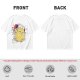 Oversized Olive T-Shirt with Saitama 'OK' Anime Graphic Print