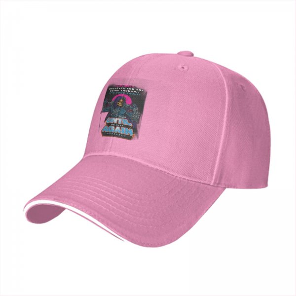 Black baseball cap with Skeletor 'Until We Meet Again' graphic