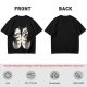 Olive T-Shirt With Two Sleepy Sky Bison Character Prints