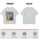 Olive T-Shirt With Grumpy Tabby Cat And Retro Cell Phone Print