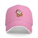 Black Baseball Cap with Santa Jingles Christmas Graphic
