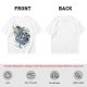 Olive t-shirt with whimsical bento box animal graphic print