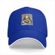 Black baseball cap with Spirited Away No-Face and Great Wave print