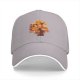 Black Baseball Cap with Anime Character Sunset Graphic