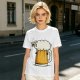 Olive Green T-Shirt With Funny Sheep Beer Mug Graphic