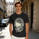 Olive t-shirt with coffee themed 'the solution for everything' print