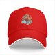 Black Baseball Cap With Elemental Fire And Water Art Print