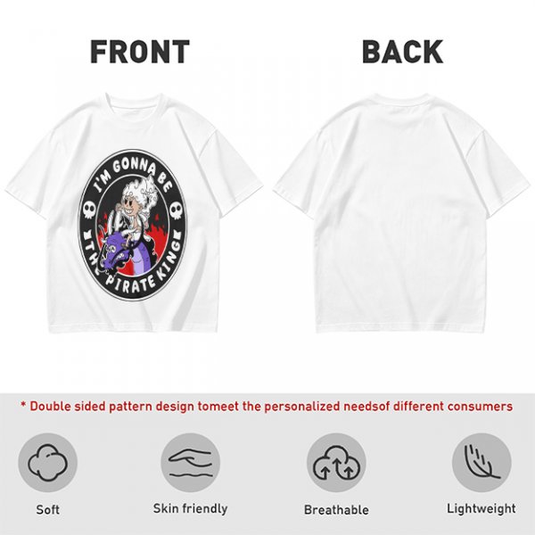 I'm Gonna Be The Pirate King Anime Graphic T-Shirt