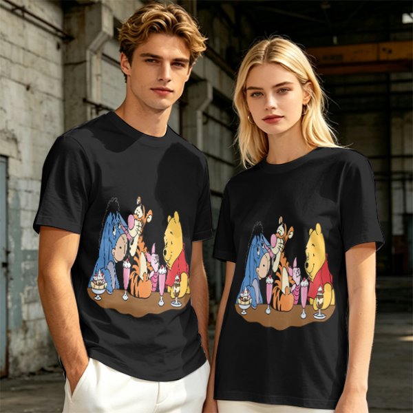 Winnie the Pooh and Friends Ice Cream Graphic T-Shirt