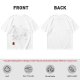 Oversized Olive Green T-Shirt with Red Stamp Detail
