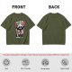 Olive T-Shirt with DFC Viking Graphic Print