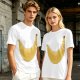 Olive Green T-Shirt With Large Banana Peel Graphic Print
