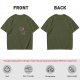 Olive Green T-Shirt With Cute Seal Print