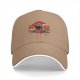 Black baseball cap with cute sushi cat graphic print