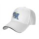 Black Baseball Cap With Anime Superhero Punch Graphic Print