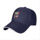 Black baseball cap with DFC viking mascot graphic
