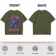 Skeletor Lord of Destruction Graphic Olive T-Shirt