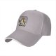 Black baseball cap with beagle dog coffee pun graphic