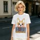 Olive t-shirt with corgi graphic and 'I'll Be Watching You' snack quote