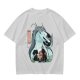 Anime Dragon and Girl Graphic Tee for Fantasy Fans