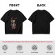 Olive skeleton graphic t-shirt with 'Cheers to my crappy future' print